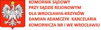Komornik Sądowy przy Sądzie Rejonowym dla Wrocławia-Krzyków Damian Adamczyk